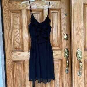 Old Navy Black Ruffle Dress